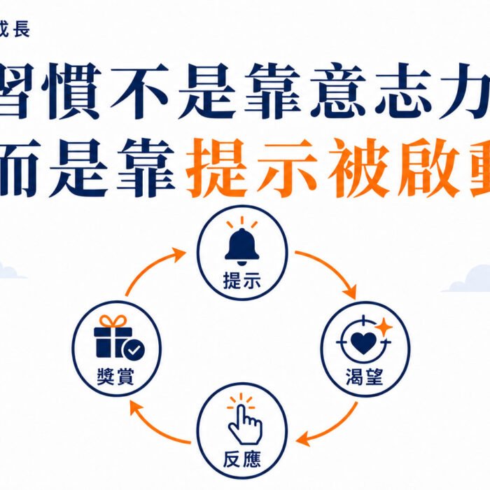 《原子習慣》第4集｜習慣不是靠意志力，而是靠提示被啟動